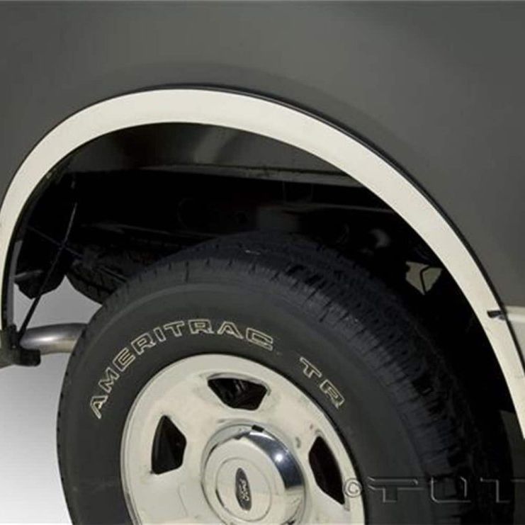 Putco 04-14 Ford F-150 Reg Cab/Ext Cab/Super Crew F-150 (w/o Factory Flares) - Full SS Fender Trim-tuningsupply.com