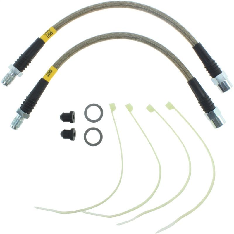 StopTech 06-09 Lexus GS 300/350/400/430/450H / 09-10 IS 250/300/350 Rear SS Brake Line Kit-Brake Line Kits-Stoptech-STO950.35500-SMINKpower Performance Parts