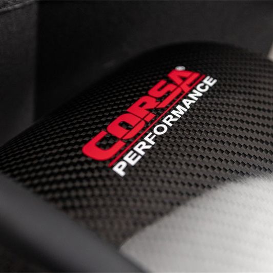 Corsa 19-23 Dodge Challenger SRT/Hellcat/Redeye/Demon Carbon Fiber Intake w/ MaxFlow Oiled Filter-tuningsupply.com