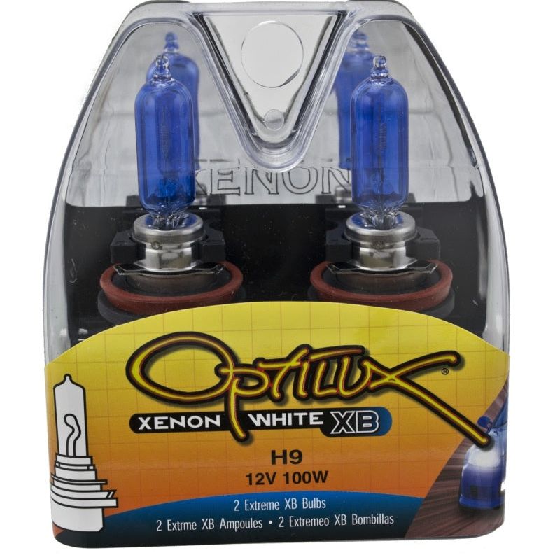 Hella Optilux H9 12V/100W XB Xenon White Bulb (pair)-tuningsupply.com