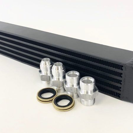 CSF 82-94 BMW 3 Series (E30) High Performance Oil Cooler w/-10AN Male & OEM Fittings-tuningsupply.com