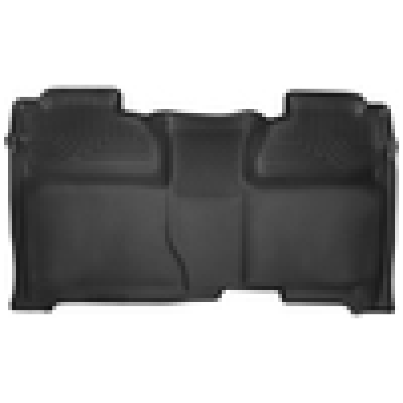 Husky Liners 14-15 Chevy Silverado Crew Cab X-Act Contour Black 2nd Row Floor Liners-tuningsupply.com