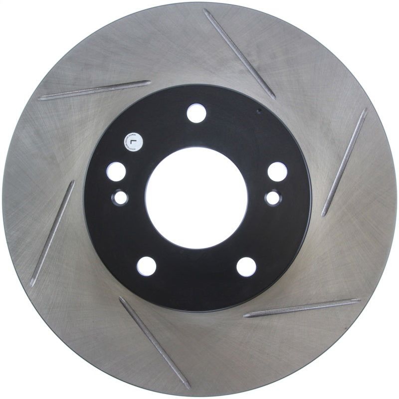 StopTech Power Slot 7/90-96 300ZX Slotted Front Left Rotor-Brake Rotors - Slotted-Stoptech-STO126.42050SL-SMINKpower Performance Parts