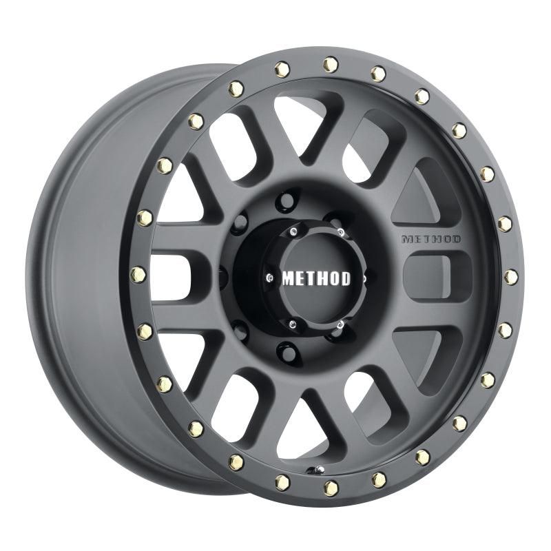 Method MR309 Grid 18x9 +18mm Offset 8x180 130.81mm CB Titanium/Black Street Loc Wheel-tuningsupply.com