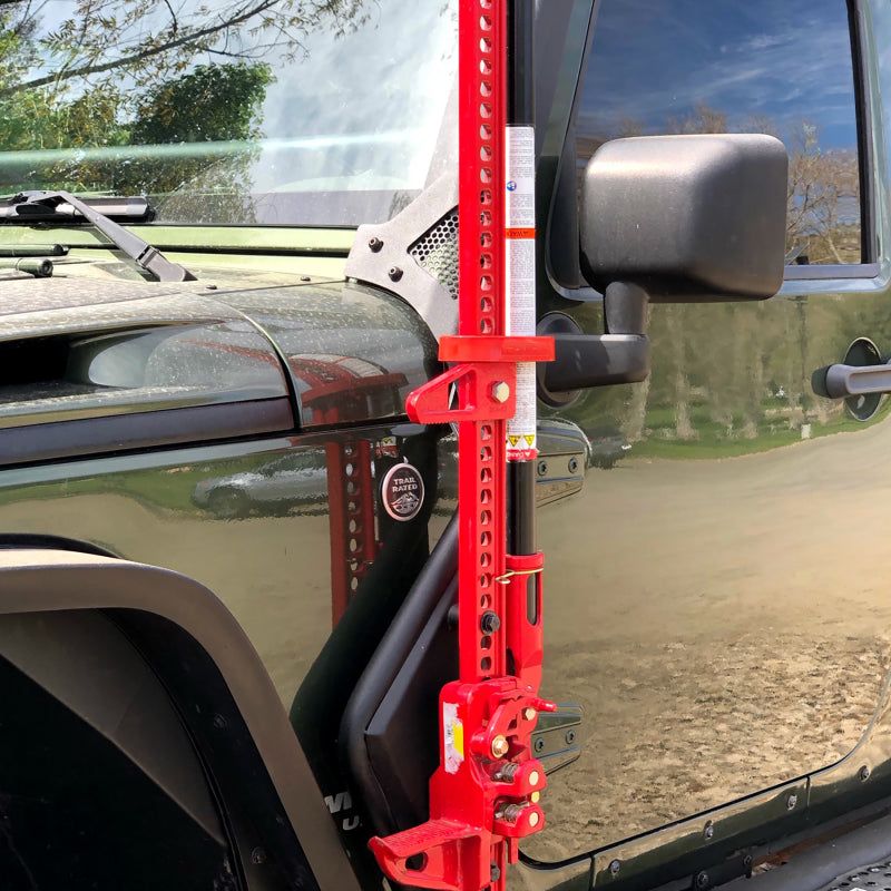 Go Rhino 07-18 Jeep Wrangler JK/JKU Exterior Jack Mount-tuningsupply.com