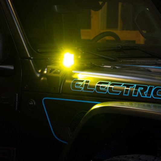 DV8 Offroad 3in Elite Series LED Amber Pod Light-tuningsupply.com