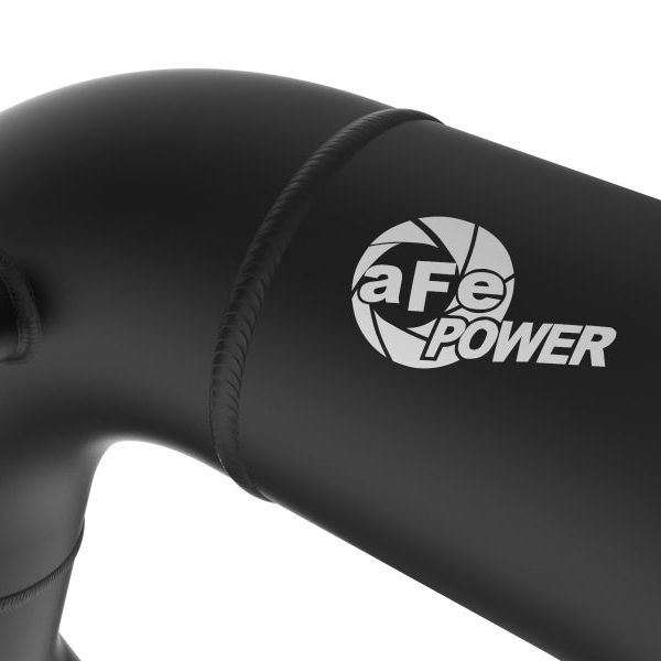 afe 08-10 Ford Trucks V8-6.4L (td) BladeRunner 3 IN Aluminum Hot Charge Pipe - Black-tuningsupply.com