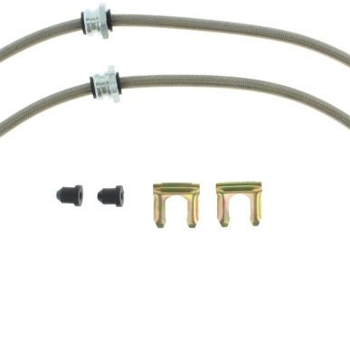 StopTech 08-12 VW Golf R32/Golf R Front Stainless Steel Brake Line Kit-Brake Line Kits-Stoptech-STO950.33024-SMINKpower Performance Parts