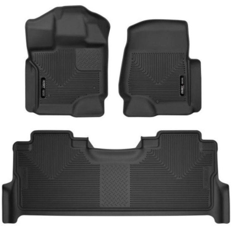 

Husky Liners 53388 - HSL53388 - Husky Liners 2017 Ford F-250 Super Duty Crew Cab X-Act Contour Black Front & Rear Floor Liners - Shipped in Europe - Tuningsupply.com
