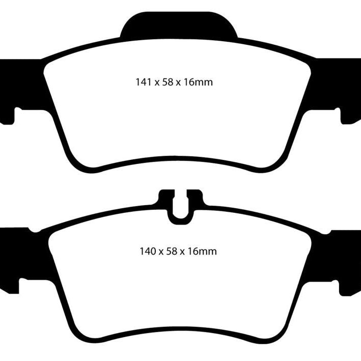 EBC 04-06 Mercedes-Benz CL500 5.0 Yellowstuff Rear Brake Pads-tuningsupply.com