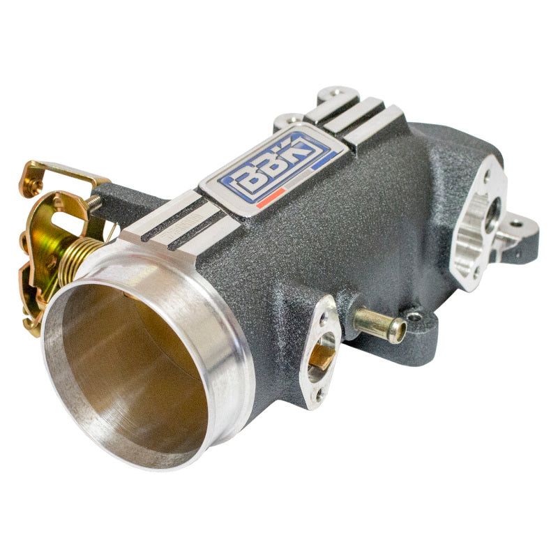 BBK 96-04 Mustang 4.6 GT 78mm Throttle Intake BBK Power Plus Series - Charcoal-tuningsupply.com