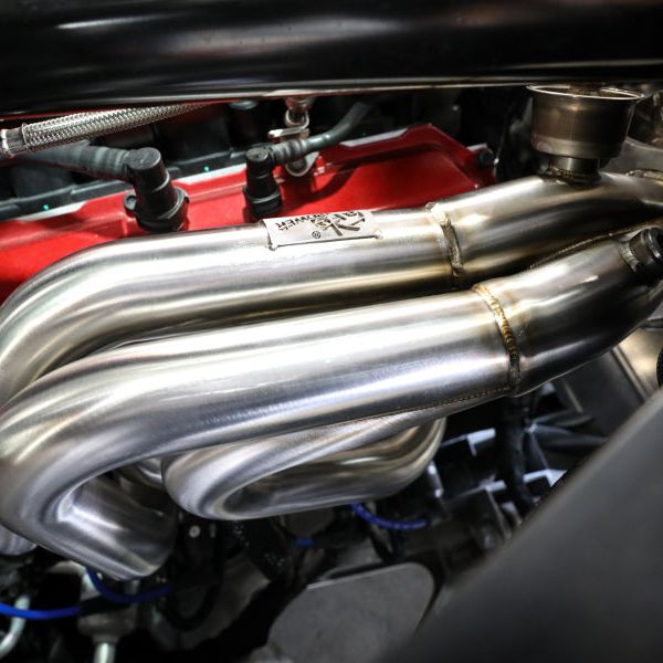 aFe Twisted 304SS Header 2020 Chevy Corvette (C8) 6.2L V8 - Titanium Ceramic Coated-tuningsupply.com