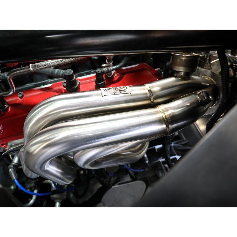 aFe Twisted 304SS Header 2020 Chevy Corvette (C8) 6.2L V8-tuningsupply.com