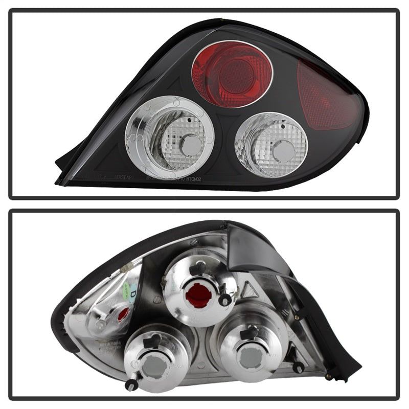 Spyder Hyundai Tiburon 03-05 Euro Style Tail Lights Black ALT-YD-HYT03-BK - SMINKpower Performance Parts SPY5005434 SPYDER