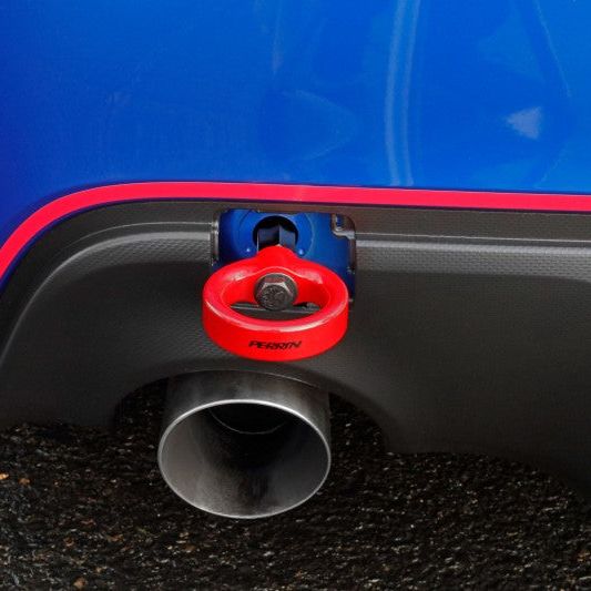 Perrin 13-20 & 2022 Subaru BRZ / 13-16 Scion FRS / 17-20 Toyota 86 Tow Hook Kit (Rear) - Red - SMINKpower Performance Parts PERPSP-BDY-255RD Perrin Performance