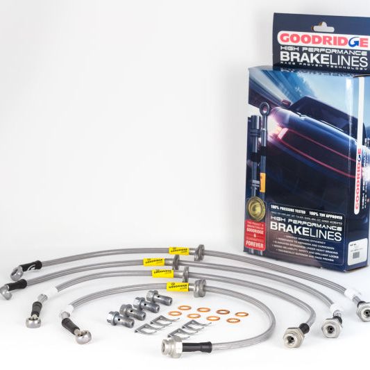 Goodridge 12-15 Chevrolet Camaro (ZL1 Only) Stainless Steel Brake Line Kit-tuningsupply.com