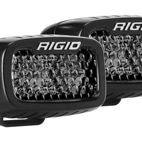 Rigid Industries SR-M Series PRO Midnight Edition - Spot - Diffused - Pair - SMINKpower Performance Parts RIG902513BLK Rigid Industries