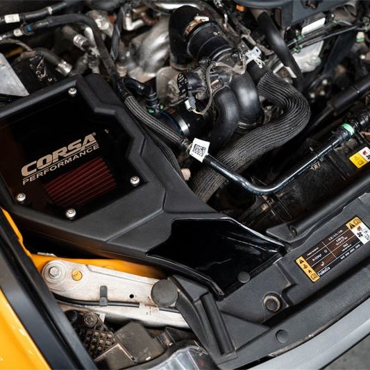 Corsa 2021-2024 Ford Bronco 2.3L Closed Box Air Intake With DryTech 3D Dry Filter-tuningsupply.com