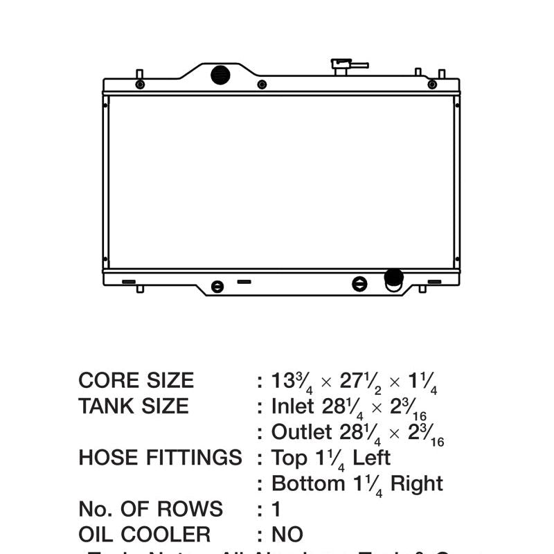 CSF 02-06 Acura RSX Radiator-tuningsupply.com