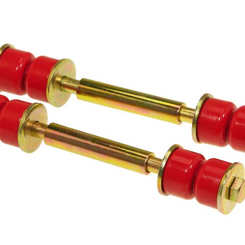 Prothane Universal End Link Set - 4 1/2in Mounting Length - Red-tuningsupply.com