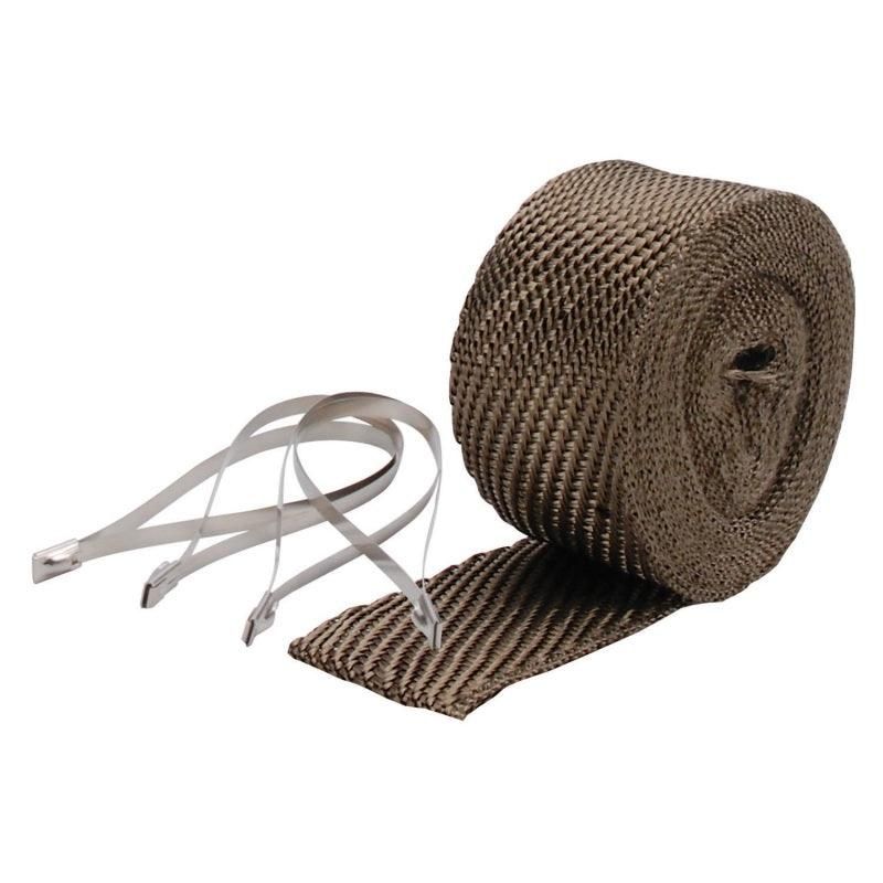 DEI Exhaust Wrap Kit - Pipe Wrap and Locking Tie - Titanium-tuningsupply.com