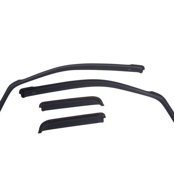 EGR 2019 Dodge Ram 1500 Crew Cab SlimLine In-Channel Window Visors Set of 4 - Dark Smoke-tuningsupply.com