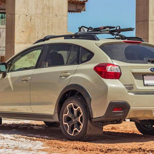 Rally Armor 13-17 Subaru Crosstrek XV Black UR Mud Flap w/ Red Logo-Mud Flaps-Rally Armor-RALMF26-UR-BLK/RD-SMINKpower Performance Parts