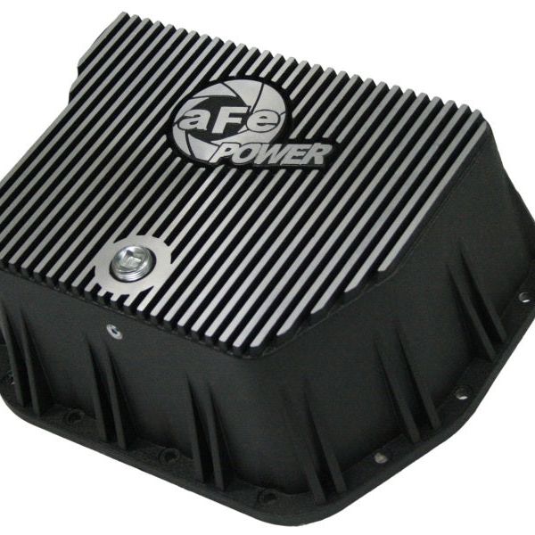 aFe Power Cover Trans Pan Machined COV Trans Pan Dodge Diesel Trucks 94-07 L6-5.9L (td) Machined-tuningsupply.com