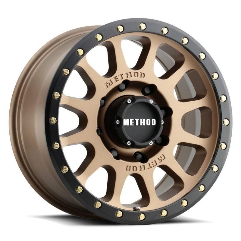 Method MR305 NV HD 18x9 +18mm Offset 8x170 130.81mm CB Method Bronze/Black Street Loc Wheel-tuningsupply.com