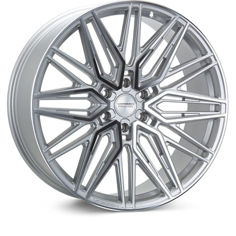 Vossen HF6-5 22x9.5 / 6x135 / ET20 / Deep Face / 87.1 - Silver Polished Wheel - SMINKpower Performance Parts VOSHF65-2F20 Vossen