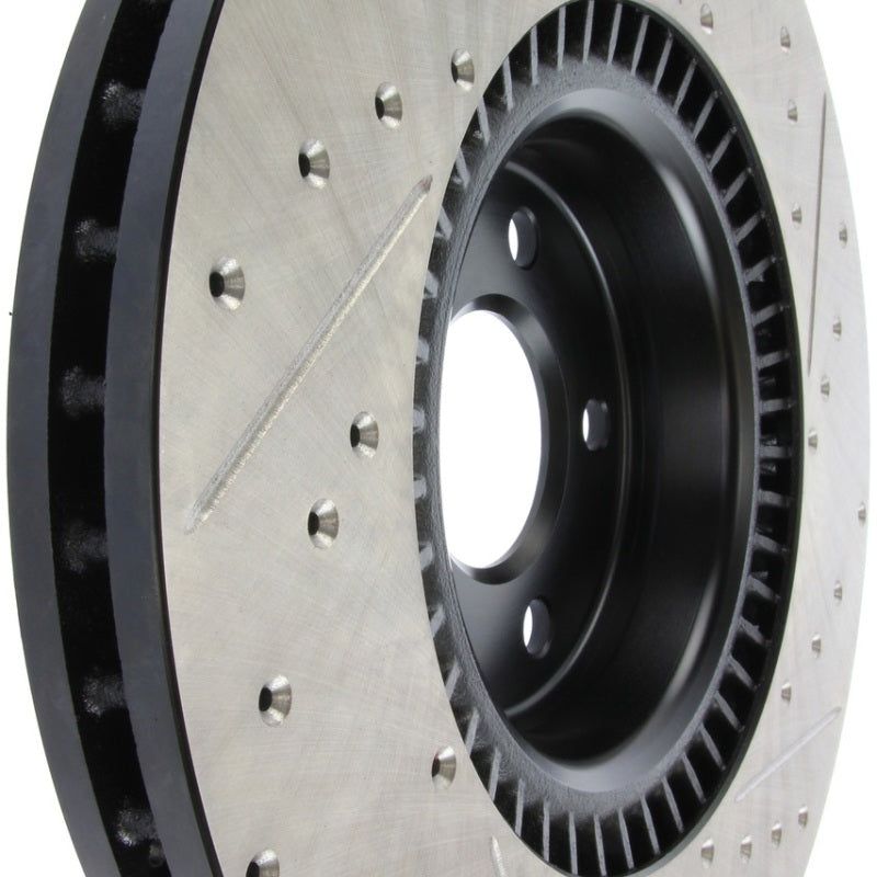 StopTech Slotted & Drilled Sport Brake Rotor-Brake Rotors - Slot & Drilled-Stoptech-STO127.33134R-SMINKpower Performance Parts