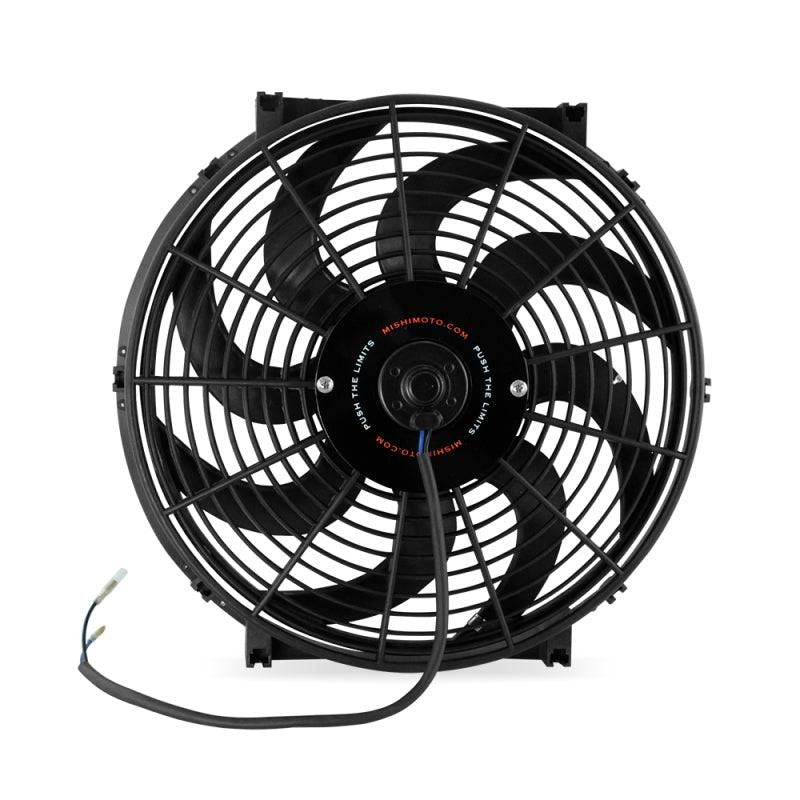 Mishimoto 14 Inch Curved Blade Electrical Fan-tuningsupply.com