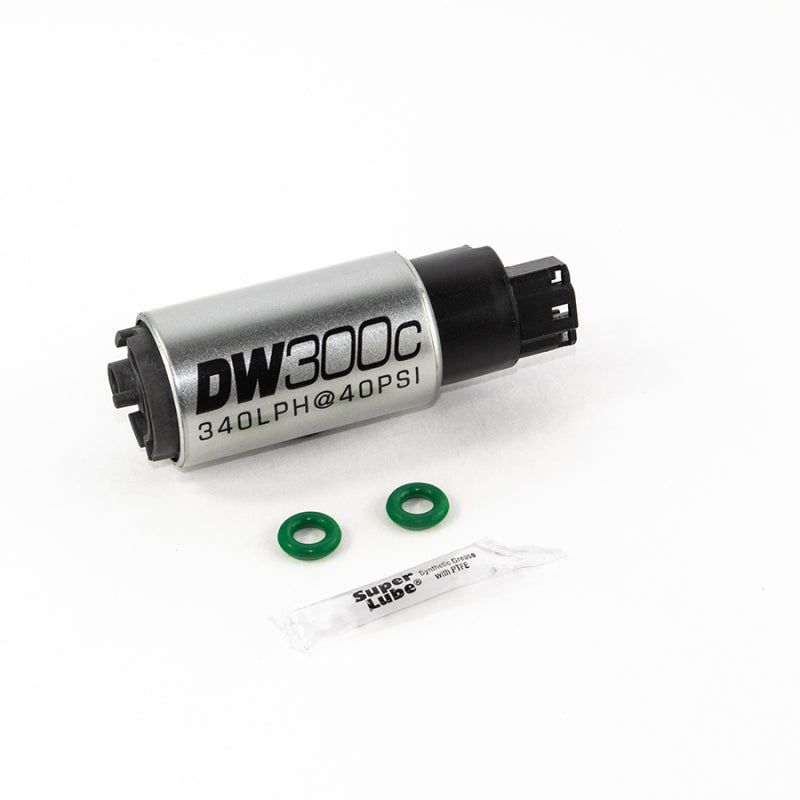 DeatschWerks 340lph DW300C Compact Fuel Pump w/ 02-06 RSX Set Up Kit (w/o Mounting Clips)-tuningsupply.com