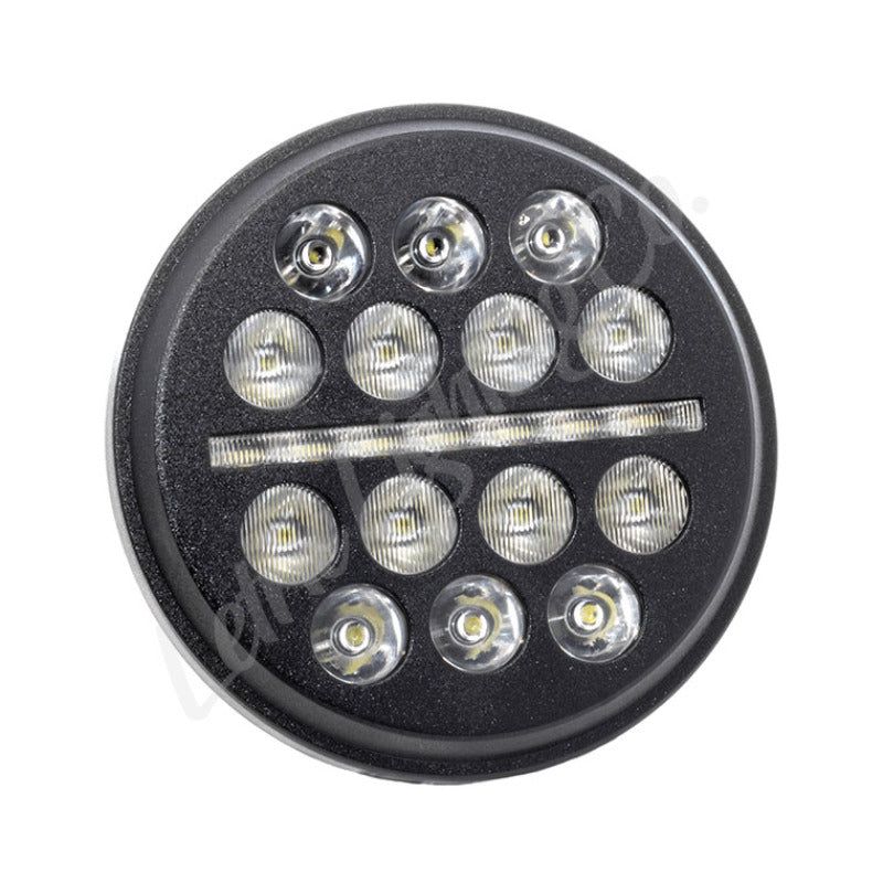 Letric Lighting 5.75? LED Black Buck-Shot Style mini-multi Headlight-tuningsupply.com