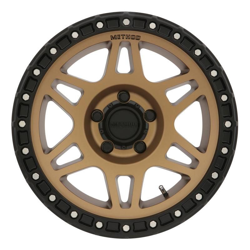 Method MR312 17x8.5 0mm Offset 5x5 71.5mm CB Method Bronze/Black Street Loc Wheel-tuningsupply.com