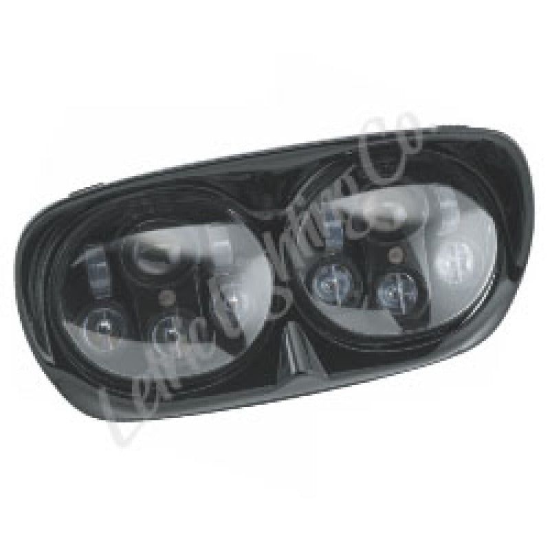 Letric Lighting 98-13 Glide Models LED Black Headlight & Housing Dual 5.75 Projector Lamps-tuningsupply.com