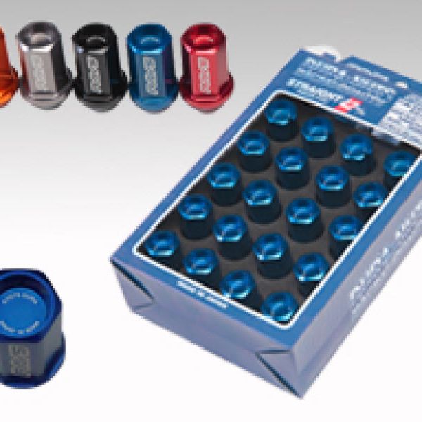 Rays Dura-Nut L42 Straight Type 12X1.50 Lug Nut Set 16 Lug 4 Lock Set - Blue-Lug Nuts-Rays-RAYWDURA4212150U-SMINKpower Performance Parts