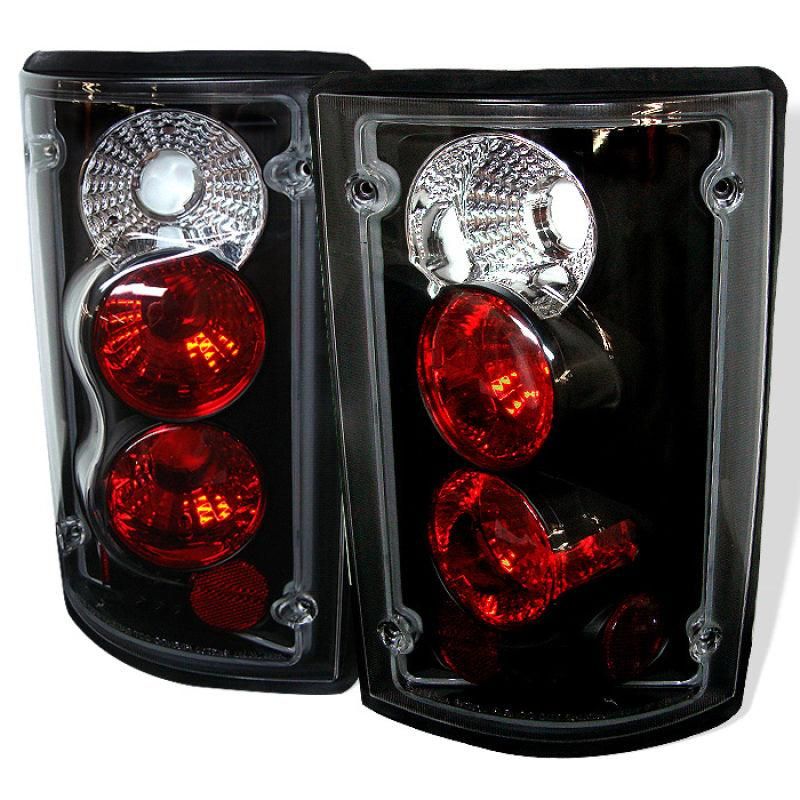 Spyder Ford Excursion 00-06/Econoline 150/250/350/450/550 95-06 Euro Tail Lights Blk ALT-YD-FEC00-BK - SMINKpower Performance Parts SPY5002914 SPYDER