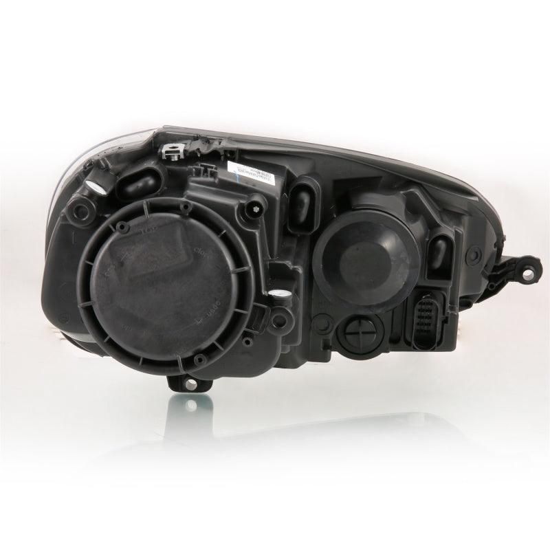 ANZO 2006-2009 Volkswagen Us Rabbit Crystal Headlight Black (Halogen Only)-tuningsupply.com