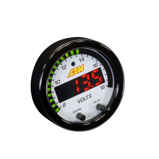 AEM X-Series 8-18V Volt Gauge-tuningsupply.com