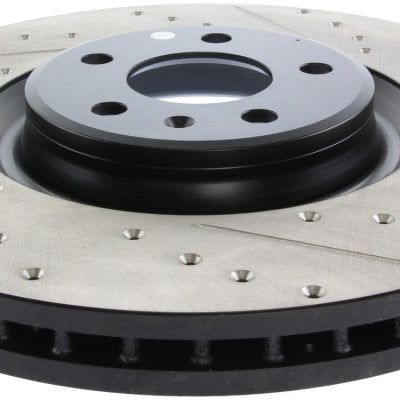 StopTech Slotted & Drilled Sport Brake Rotor-Brake Rotors - Slot & Drilled-Stoptech-STO127.33134L-SMINKpower Performance Parts