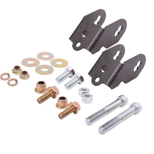 BMR Suspension 15-18 Ford Mustang S550 Rear Camber Adjustment Lockout Kit - Black Hammertone-tuningsupply.com