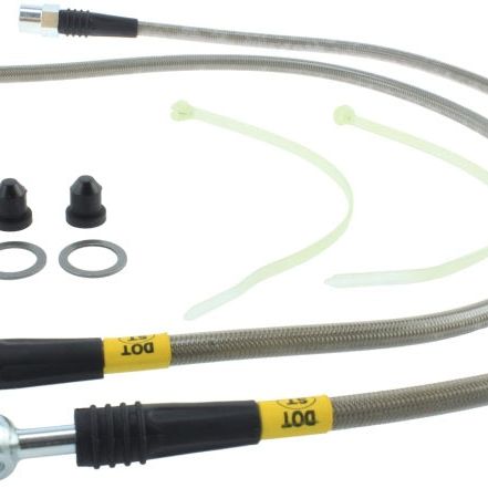 StopTech 00-06 BMW X5 Stainless Steel Rear Brake Line Kit-Brake Line Kits-Stoptech-STO950.34516-SMINKpower Performance Parts