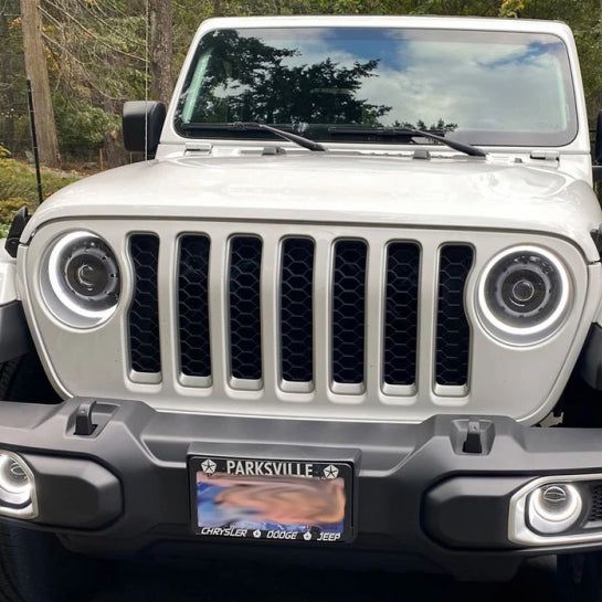 Oracle Jeep Wrangler JK/JL/JT High Performance W LED Fog Lights - w/o Controller SEE WARRANTY-tuningsupply.com