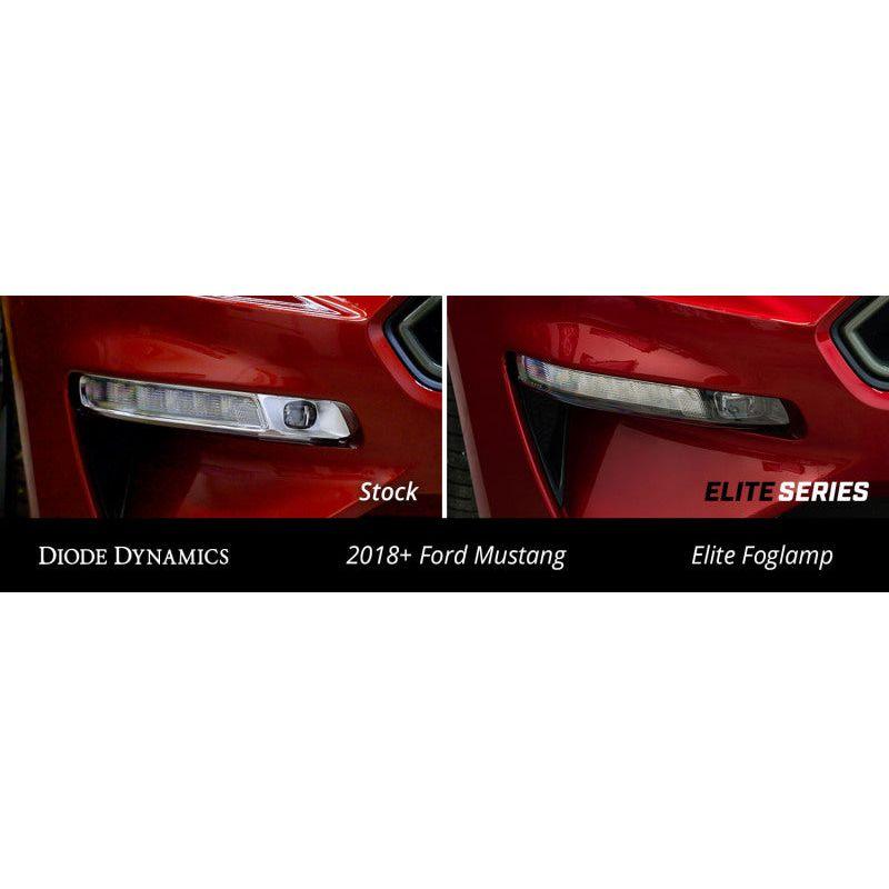 Diode Dynamics Elite Series Combination Fog Lamp for 18-21 Ford Mustang - Cool - White (Pair)-tuningsupply.com