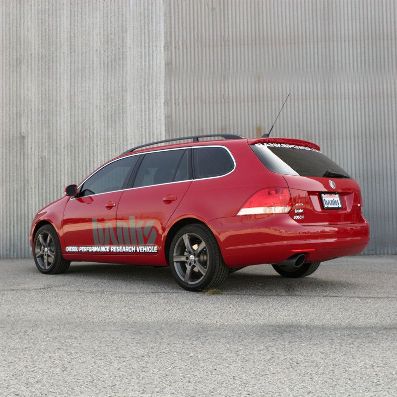 Banks Power 11-13 VW Jetta Sedan/Wagon 2.0L TDI Monster Exhaust Sys - SS Single Exhaust w/ Black Tip-tuningsupply.com