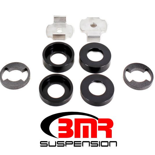 BMR 15-17 S550 Mustang Cradle Bushing Lockout Kit Level 1 - Black-tuningsupply.com