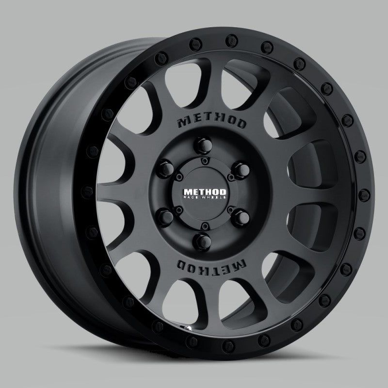 Method MR305 NV 18x9 -12mm Offset 6x5.5 108mm CB Double Black Wheel-tuningsupply.com