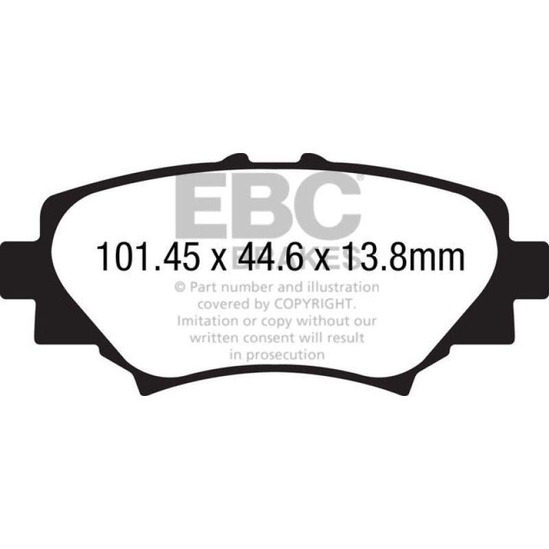 EBC 14+ Mazda 3 2.0 (Japan Build) Greenstuff Rear Brake Pads-tuningsupply.com