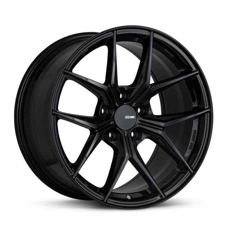 Enkei TSR-X 18x8.5 45mm Offset 5x100 BK 72.6mm Bore Gloss Black-tuningsupply.com